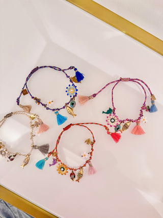 Pink Seavibes Cord - Bracelet