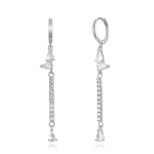 Silver Jinglebell Diamonds - Earrings