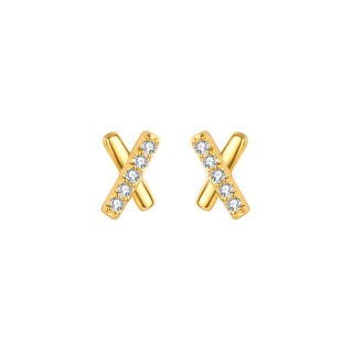Strass Crossie - Earrings