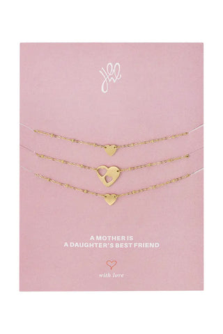 Three Mother Daughter Hearts - Bracelet