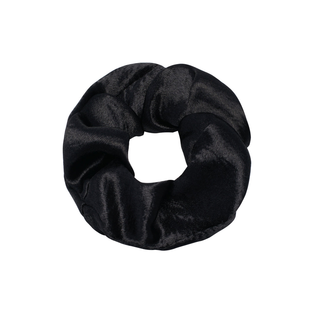 Black Satin - Scrunchie