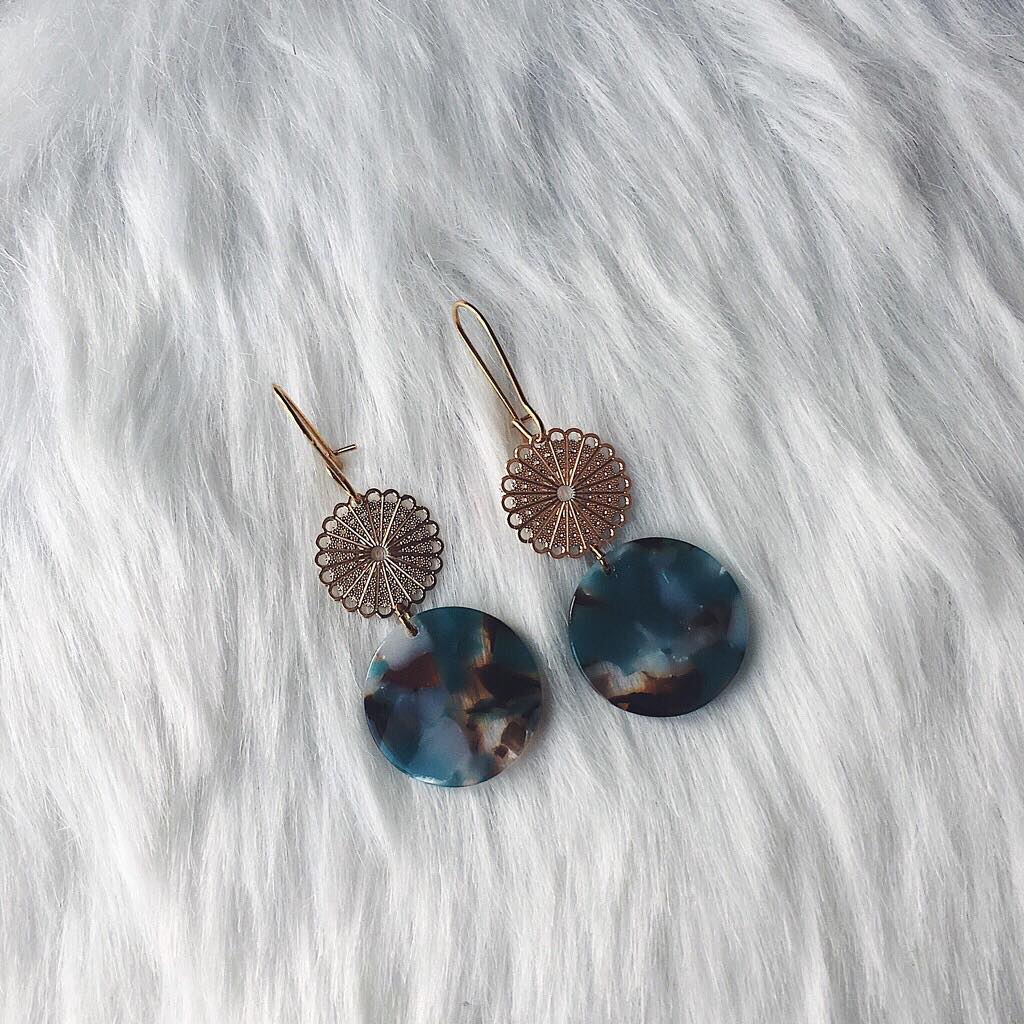 Blue Ocean - Earrings