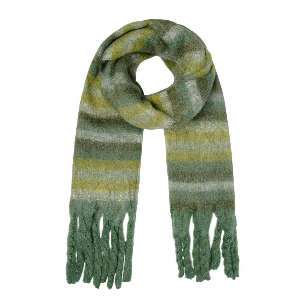 Green Stripes - Scarf