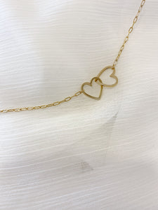 Double Hearts - Necklace