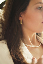 Load image into Gallery viewer, Oval Chiara Hoops - Earrings
