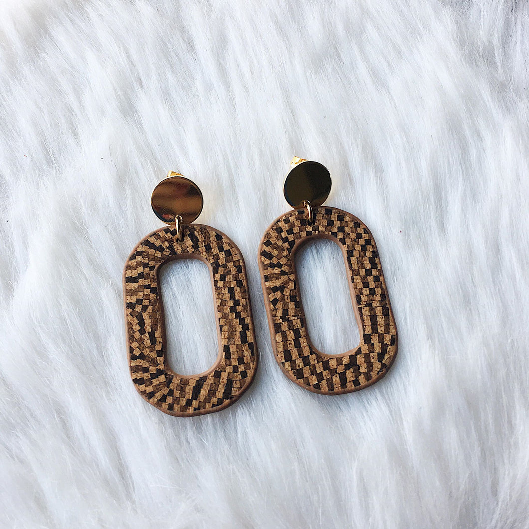 Oval Kurk - Earrings