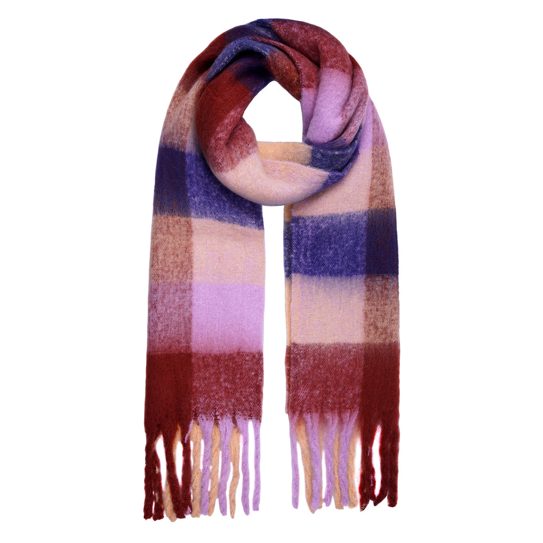 Lila Red Checkered - Scarf